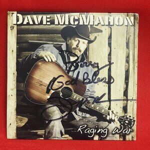 Dave McMahon Raging War CD Signed 2010